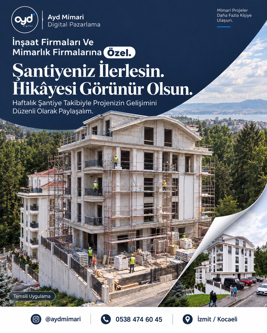 Haftalık Şantiye Takibi Hizmeti İçin Mimari Tanıtım Konsepti